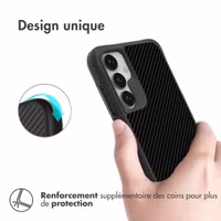 imoshion Rugged Hybrid Carbon Case Samsung Galaxy A15 (5G/4G) - Noir