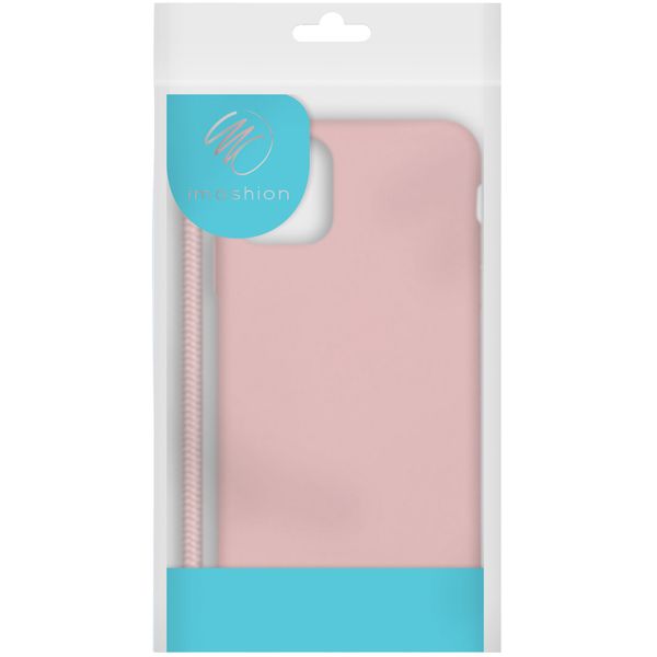 imoshion Coque de couleur avec cordon amovible Apple iPhone Xr - Rose