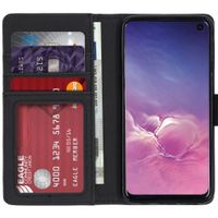 Étui de télephone portefeuille Samsung Galaxy S10e - Noir