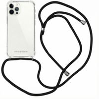 imoshion Coque arrière transparente avec cordon Apple iPhone 12 (Pro) - Noir