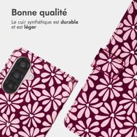 imoshion Étui de télephone portefeuille Design Samsung Galaxy A36 - Bloom Love Blush