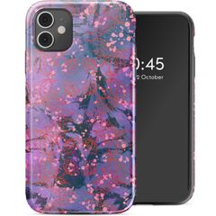 Selencia Coque arrière Vivid Apple iPhone 11 - Fresh Paint Flower Orange