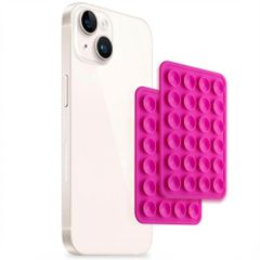 Selencia Pack de 2 Supports de téléphone à ventouse - Rose