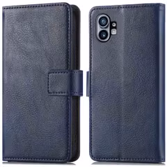 imoshion Étui de télephone portefeuille de luxe Nothing Phone (1) - Bleu foncé