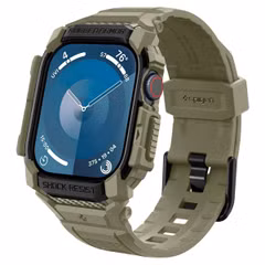 Spigen Coque Rugged Armor™ Pro Apple Watch Series 10 / 11 - 46 mm - kaki