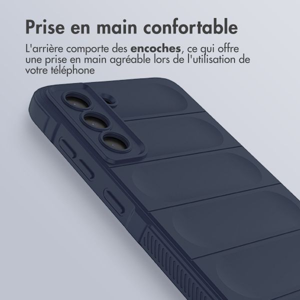 imoshion EasyGrip Backcover Samsung Galaxy S21 FE - Bleu foncé