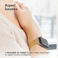 imoshion Bracelet pliant Milanese Apple Watch | 44/45/46/49 mm - Doré