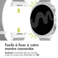 imoshion Bracelet en nylon Samsung Galaxy Watch 8 (40/44mm) / Classic (46mm) - Seashell
