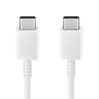 Samsung Original câble USB-C vers USB-C emballage d'usine - 1 mètre - 45 Watt - Blanc