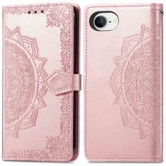 imoshion Etui de télephone Mandala Apple iPhone 17e / 16e - Rose Doré