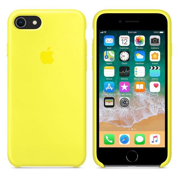 Apple Coque en silicone Apple iPhone SE (2022 / 2020) / 8 / 7 - Flash