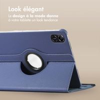 imoshion Coque tablette rotatif à 360° Honor Pad X9 - Bleu foncé
