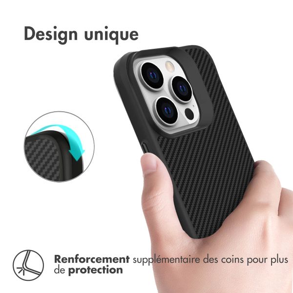 imoshion Rugged Hybrid Carbon Case Apple iPhone 14 Pro Max - Noir
