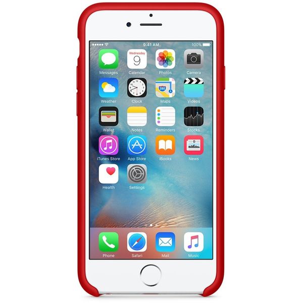 Apple Coque en silicone Apple iPhone 6 / 6s - Red