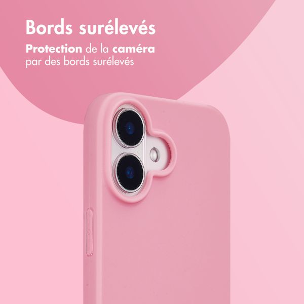imoshion Coque Couleur Apple iPhone 16 - Bubblegum Pink