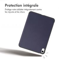 imoshion Coque tablette Trifold Apple iPad Air 11 pouces (2026) M4 / (2025) M3 / (2024) M2 / Air 5 (2022) / Air 4 (2020) - Bleu foncé