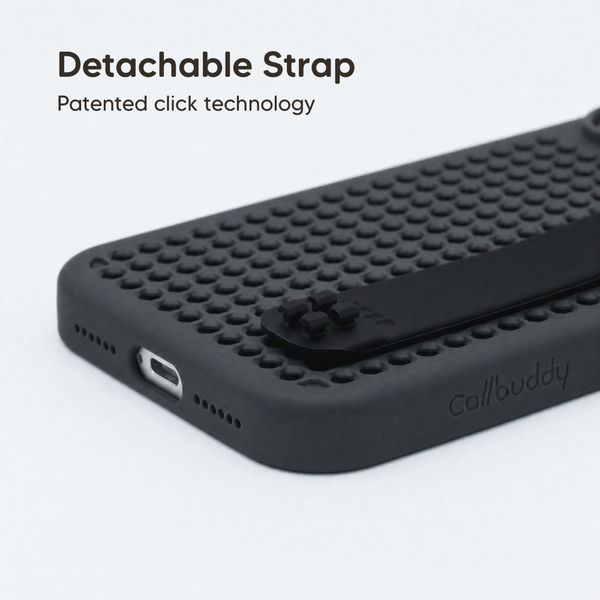 Callbuddy Coque avec strap Apple iPhone 17 Pro Max - Epic Black