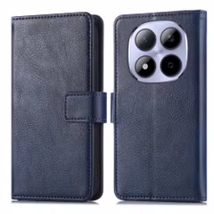 imoshion Étui de télephone portefeuille de luxe Xiaomi Redmi Note 15 (4G) - Bleu foncé
