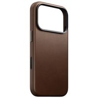 Nomad Coque arrière Traditional Leather avec MagSafe Apple iPhone 18 Pro / 17 Pro - Brown