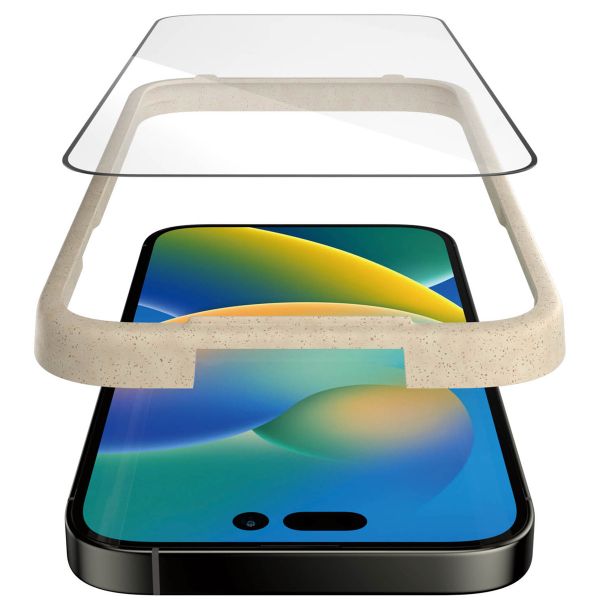 PanzerGlass Protection d'écran Ultra-Wide Fit Anti-bactérienne avec applicateur Apple iPhone 14 Pro