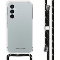 imoshion Coque arrière transparente avec cordon Samsung Galaxy A54 (5G) - Noir & Doré
