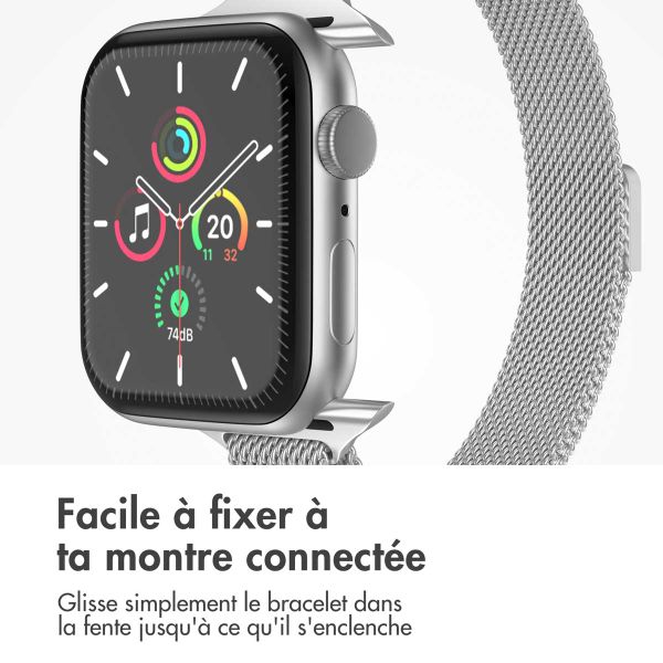 imoshion Bracelet slim Milanese Apple Watch | 38/40/41/42 mm - Argent