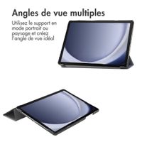 imoshion Coque tablette Design Trifold Samsung Galaxy Tab A9 Plus - Black Marble