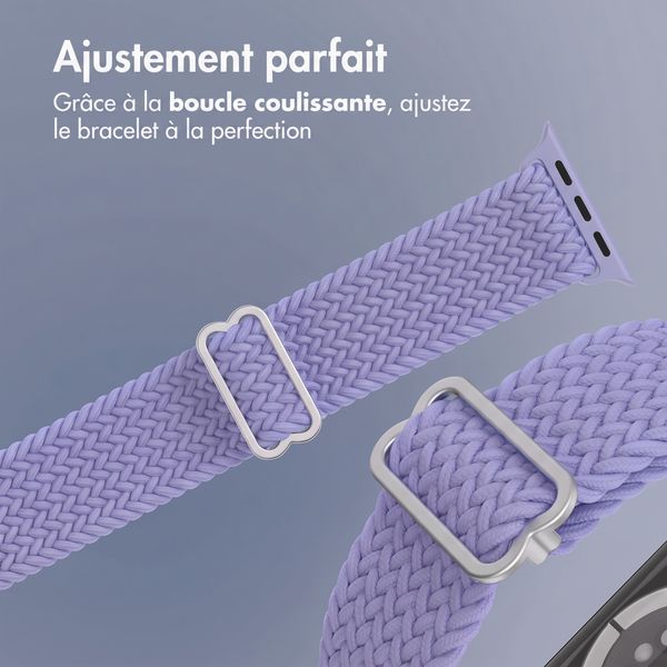 imoshion Bracelet nylon tissé Apple Watch | 38/40/41/42 mm - Lilas
