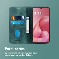 imoshion Étui de téléphone portefeuille Slim Motorola Moto G57 Power - Vert