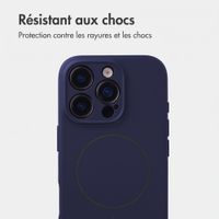 Accezz Coque Grip avec MagSafe Apple iPhone 16 Pro - Bleu foncé