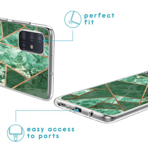imoshion Coque Design Samsung Galaxy A51 - Green Graphic