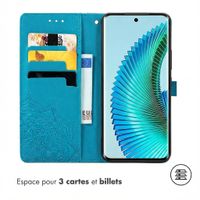 imoshion Etui de télephone Mandala Honor Magic 6 Lite - Turquoise
