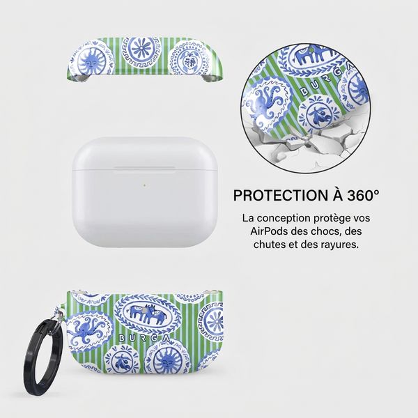 Burga Coque rigide Apple AirPods Pro 3 - Taverna