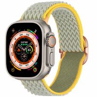 imoshion Bracelet en nylon élastique Apple Watch | 44/45/46/49 mm - Vert clair