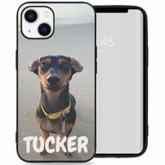 Concevez votre propre coque en gel Apple iPhone 13 Mini - Noir