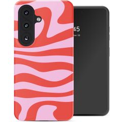 Selencia Coque arrière Vivid Samsung Galaxy S26 - Dream Swirl Pink