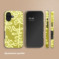 Selencia Coque arrière Vivid avec MagSafe Apple iPhone 17 - Chalky Bloom