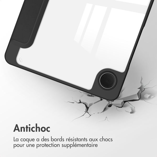 imoshion Coque tablette rigide Trifold Samsung Galaxy Tab A11 Plus - Noir
