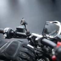 SP Connect Support de téléphone Moto Mount 3D pour vélo / scooter / moto pour coques SPC+ - Noir