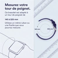 Accezz Bracelet Steel Samsung Galaxy Watch 4 / 5 / 6 / 7 / FE (20 mm) - Argent