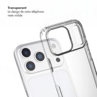 Selencia Coque arrière avec crochets amovibles Apple iPhone 18 Pro / 17 Pro - Transparent