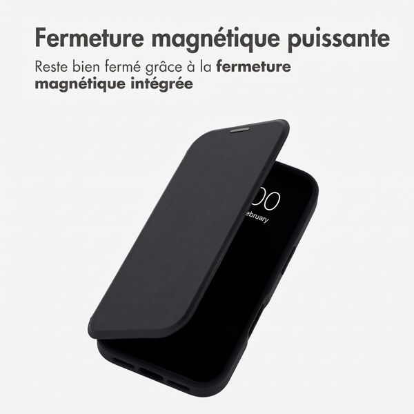 imoshion Bookcase transparente avec MagSafe Apple iPhone 18 Pro Max / 17 Pro Max - Noir