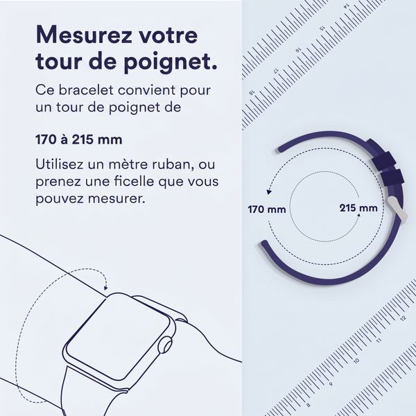 imoshion Bracelet sport en silicone  - Connexion universelle 22 mm - Olive Green