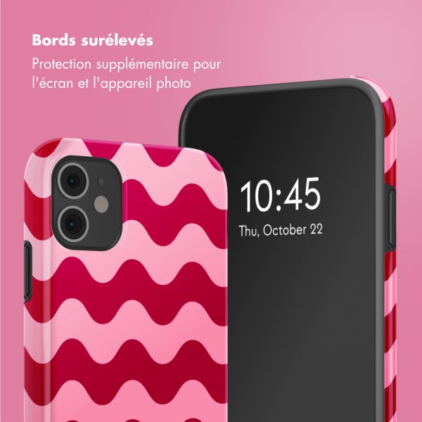 Selencia Coque arrière Vivid Apple iPhone 11 - Wave Vibes Lipstick
