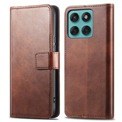 imoshion Étui de télephone portefeuille de luxe Motorola Edge 60 Fusion - Marron foncé