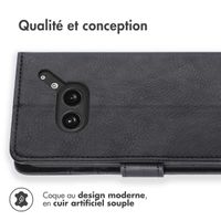 imoshion Étui de télephone portefeuille de luxe Nothing Phone (2a) / (2a) Plus - Noir