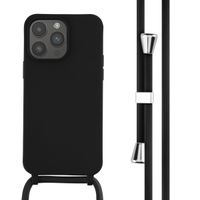 imoshion Coque en silicone avec cordon Apple iPhone 14 Pro Max - Noir