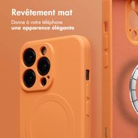 imoshion Coque Couleur avec MagSafe Apple iPhone 16 Pro - Orange