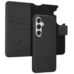 Accezz Étui de télephone portefeuille en cuir 2-en-1 avec MagSafe Samsung Galaxy S26 - Onyx Black