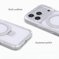 Accezz Coque Ring Stand avec MagSafe Apple iPhone 18 Pro Max / 17 Pro Max - Transparent